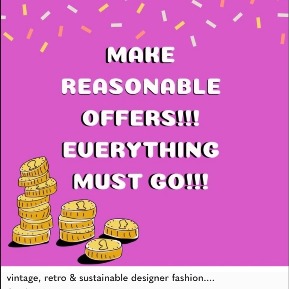 Cleaning out my closet! For new finds. Make me an OFFER…